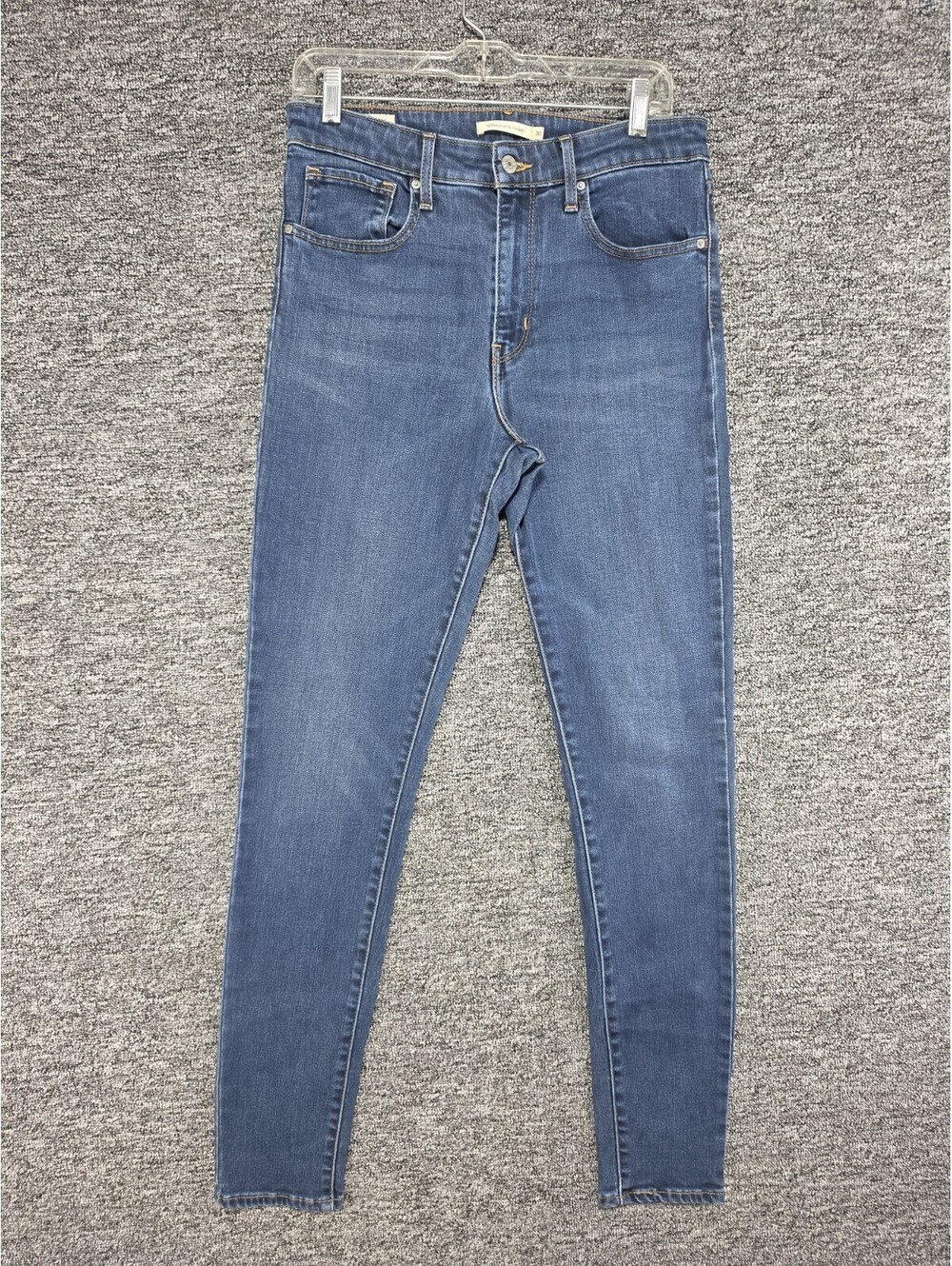 Levi's Women's Big Letter E Jeans 721 High Rise Skinny Size 30 - Picture 4 of 16